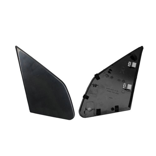 2Pcs Front Door Garnish Window Glass Plate Cover Trim For Honda Jazz 2009-2013
