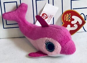 Details about   New McDONALDS TY TEENIE BEANIE BOOS #1 Surf Pink Plush Dolphin 2014 Doll Toy NWT