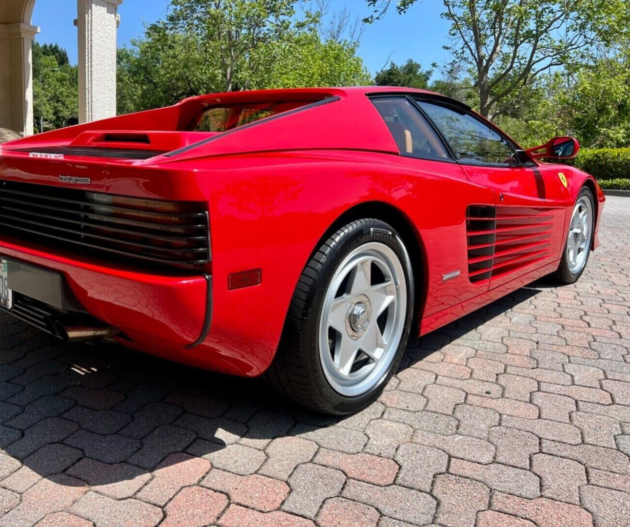1986 FERRARI TESTAROSSA wheels 18" better 16" oem spline drive FREE SHIPPING