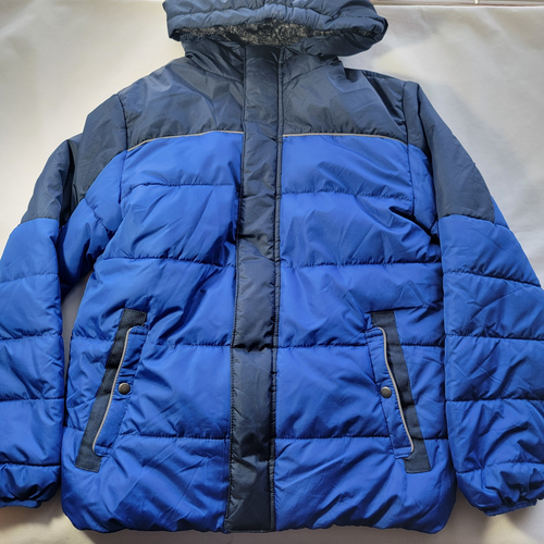 3 Boy Sz 10-12: Tek Gear Hoodie Jacket Sweater Swiss Tech Coat Puffer Blue GREAT - Picture 13 of 24