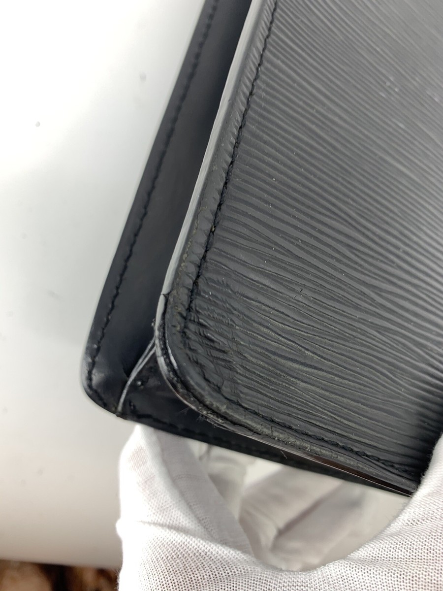 Louis Vuitton Black Epi Monceau Serviette Metis Briefcase Work