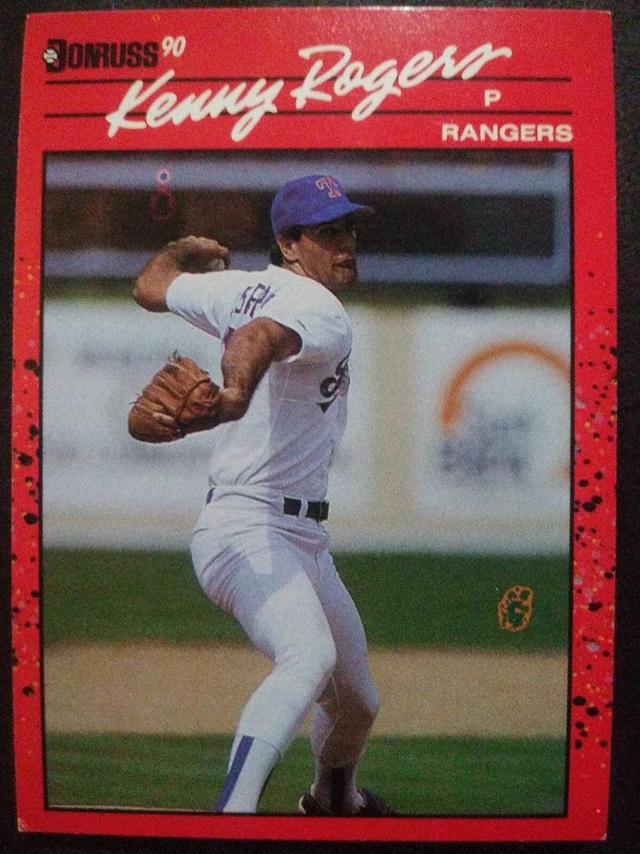 1990 Donruss 💥Kenny Rogers Baseball Card #283 With 3 Errors. | eBay