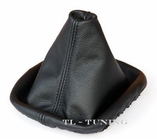 Schaltsack, Schaltmanschette passend für E36, E 36 Echtes Leder / Schwarz