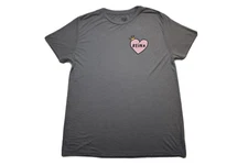 Made Right Juniors Reina Oversized Gray Shirt New M(7/9)