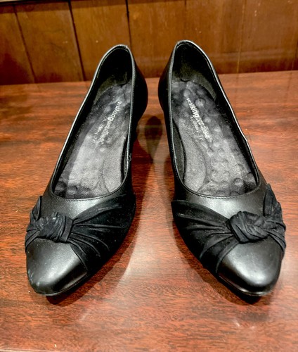 Walking Cradles Womens Isla Black Dress Pumps Heels 9W - Picture 3 of 5
