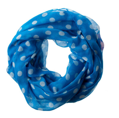 Codello Loop Schlauchschal blau gepunktet Punkte Rundschal Halstuch Dots NEU NEW