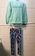 Champion Girls Lightweight Sweatshirt Legging Set w/ Champion Logo Size 6 NWOT