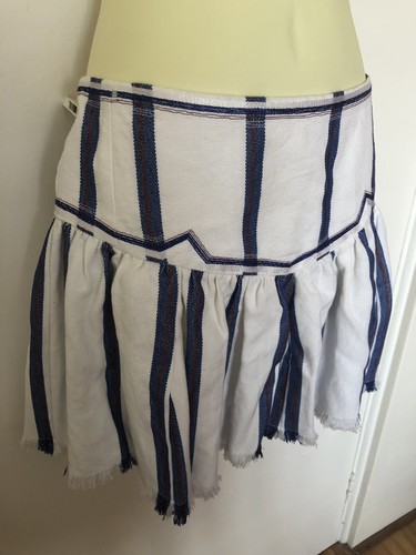 Minifalda ISABEL MARANT ETOILE FR38-M Delia DECKCHAIR algodón tejido a rayas ... - Imagen 12 de 12