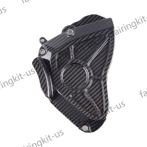 FK 2020-2025 R1/M Fibra de Carbono Lateral Motor Piñón Cadena Estuche Cubierta Carenado - Imagen 2 de 7