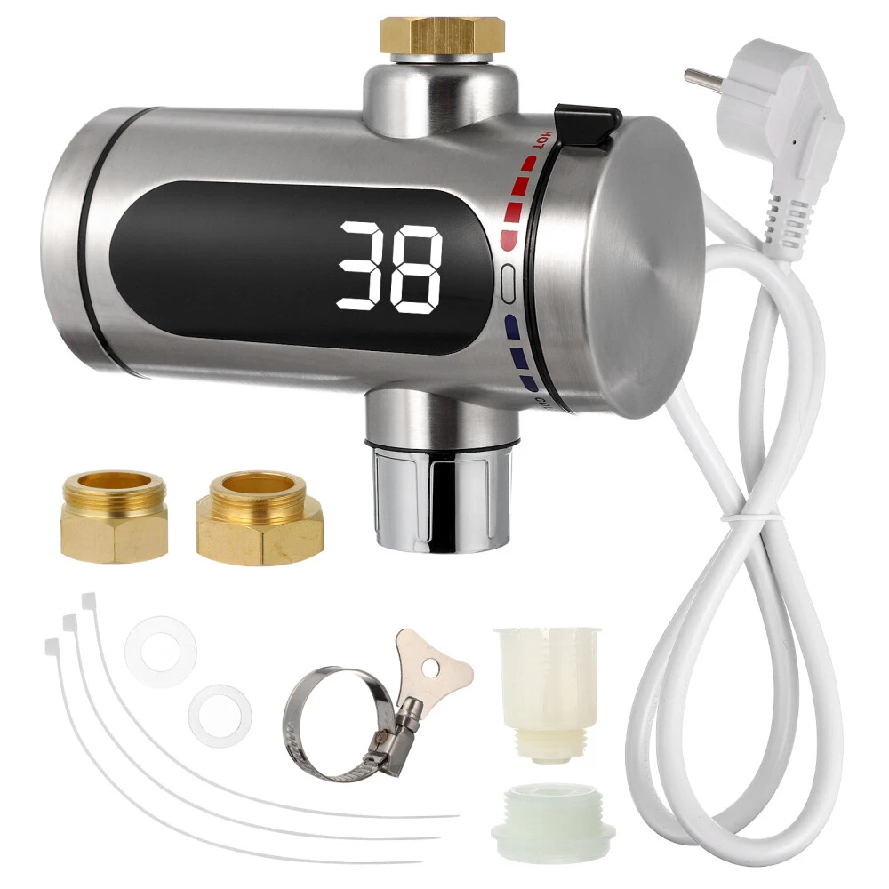 1 Set Hot Water Heater Faucet Stainless Steel Instant Tankless Water Heater  | eBay