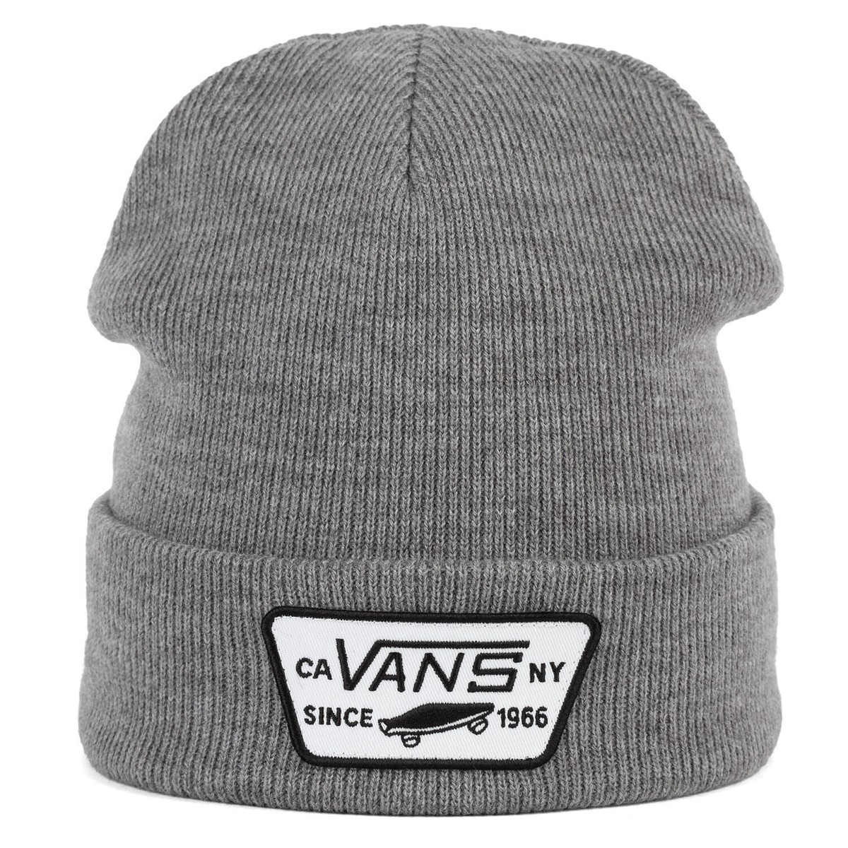 Vans Milford Beanie heather grey Unisex Strickmütze mit Umschlag