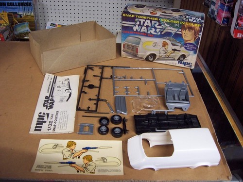 vintage star wars luke skywalker van model kit,mpc,rare,1977,mini van - Bild 2 von 10