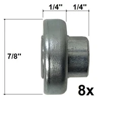 Glider Rocker Bearings #3  (8 SET)