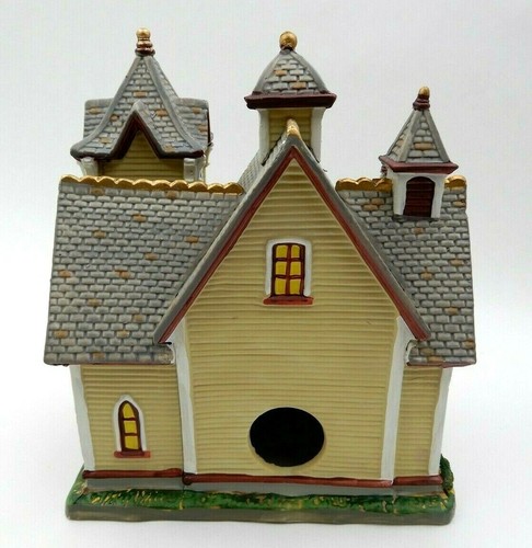ST. MARTIN'S CHURCH CHRISTMAS VILLAGE LIGHTED BUILDING 2006 LEMAX COVENTRY COVE - Picture 9 of 16