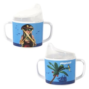 Playmobil Gobelet D Apprentissage Bebe Verre Enfant Pirates Bleu Premier Repas Ebay
