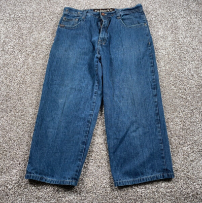 VTG 5ive Jungle Baggy Fit Wide Leg Jeans Men's 36 Blue Denim Loose