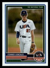 Stunner Gonzales 2023 Panini USA Baseball Stars & Stripes Card #8 USA