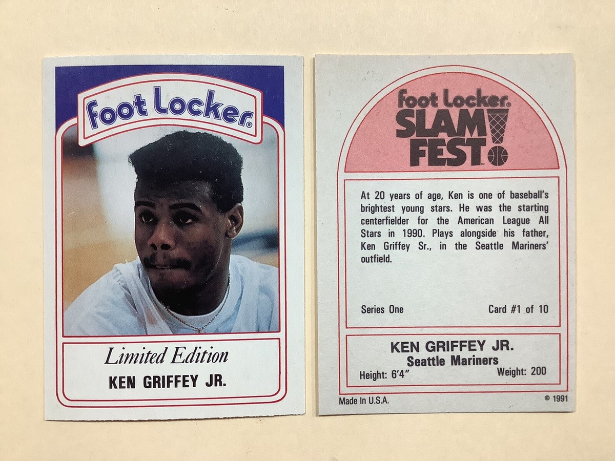 Ken Griffey 1991 Foot Locker Slam Fest #1 Of 10 NRMT To Nrmt