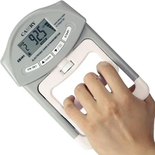 Digital Hand Dynamometer Grip Strength Measurement Meter 198Lbs / 90Kgs Auto Cap