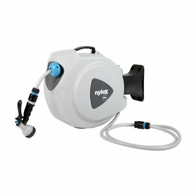 Nylex 25m Retractable Garden Hose Reel for sale online eBay