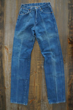 Vintage Wrangler Distressed USA Jeans Scovill 13MWZ 26x 36 SEE PICS 4 MEAS 