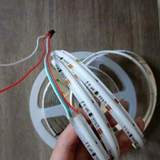 12V 24V WS2811 COB LED Strip RGBIC Addressable High Density Flexible Tape Lights