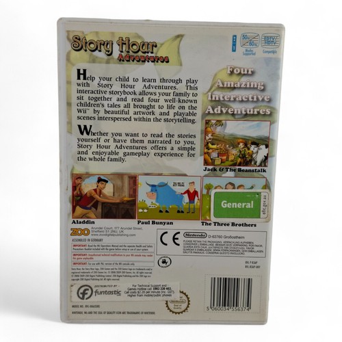 Story Hour Adventures + Manual - Nintendo Wii Game PAL - Picture 2 of 4