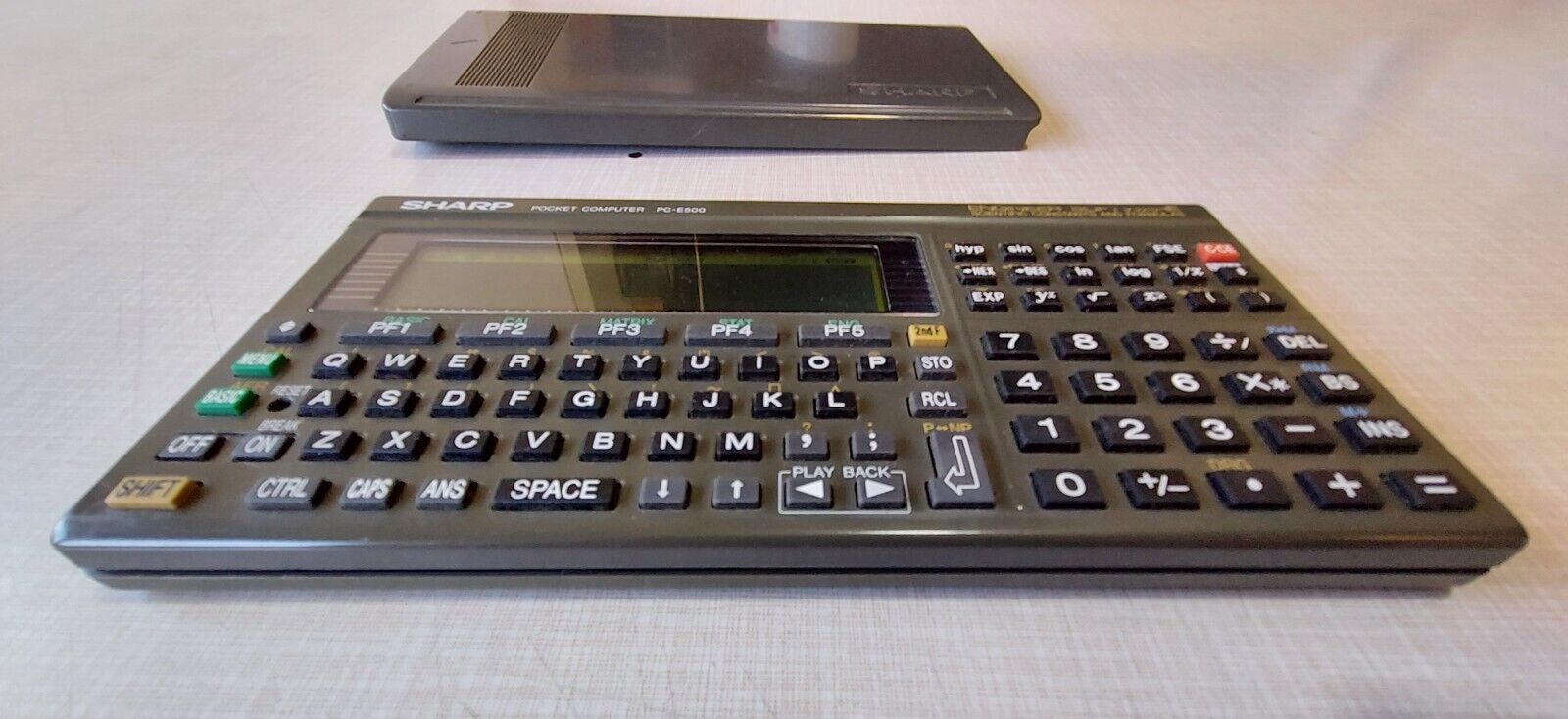 Vintage SHARP PC-E500 POCKET COMPUTER