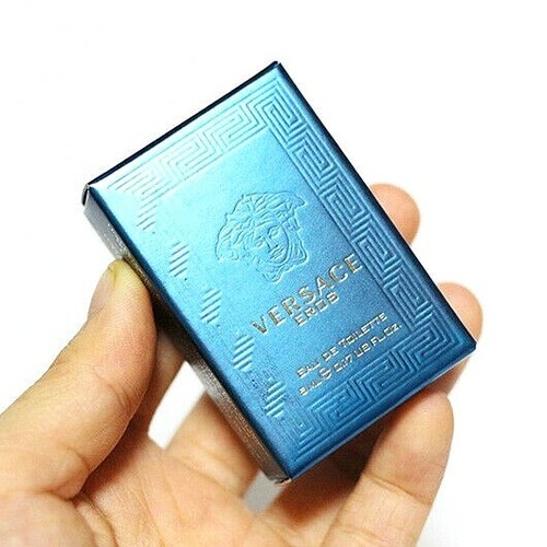 VERSACE EROS EAU DE TOILETTE FOR MEN MINI SPLASH 0.17 Oz / 5 ml TRAVEL SIZE NEW! - Picture 5 of 6