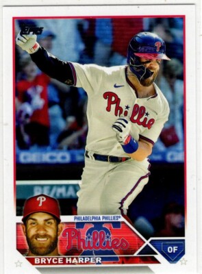 2023 Topps Baseball Bryce Harper No. 3 Philadelphia Phillies