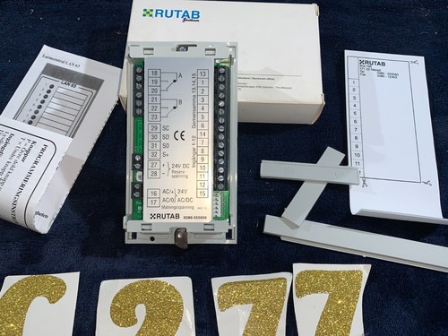 Panneau indicateur de fonctionnement réseau Rutab LAN 63 0380-555050 - Support rail DIN neuf - Photo 2/3