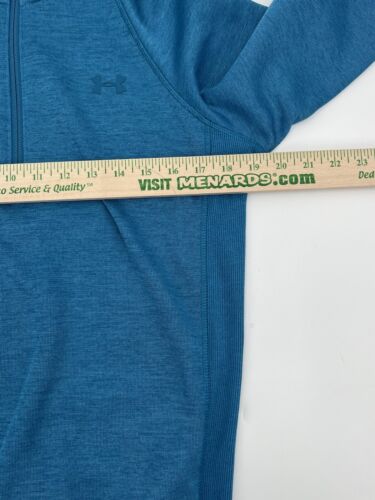 Under Armour 1/4 Zip Shirt Size Small Men's Blue Turquoise Sweater Pullover S - Picture 8 of 12
