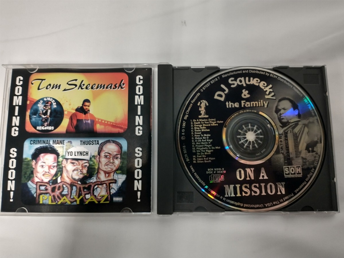 DJ Squeeky & the Family – On A Mission CD 1997 1st Press Big