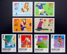 CHINA MACAU 1988 & 1992 Sport Sets U/M NK126