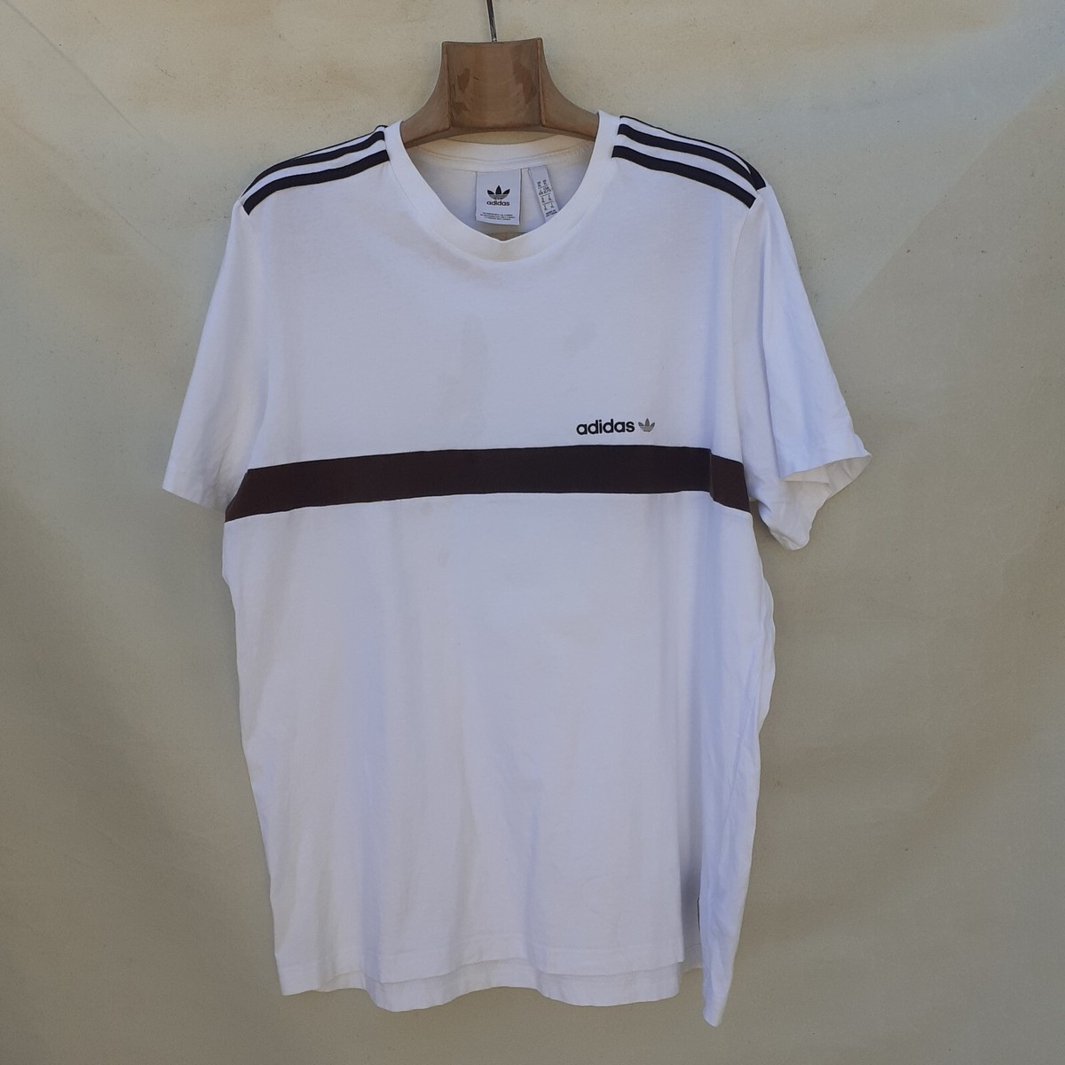 Adidas Originals ZX Shirt Men's Extra Large White Trefoil Logo