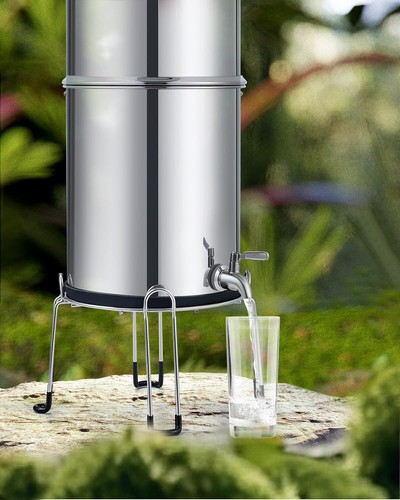 Gravity-fed Water Filter System 2.25-gallon Stainless-steel with 2 Filters - Picture 4 of 9