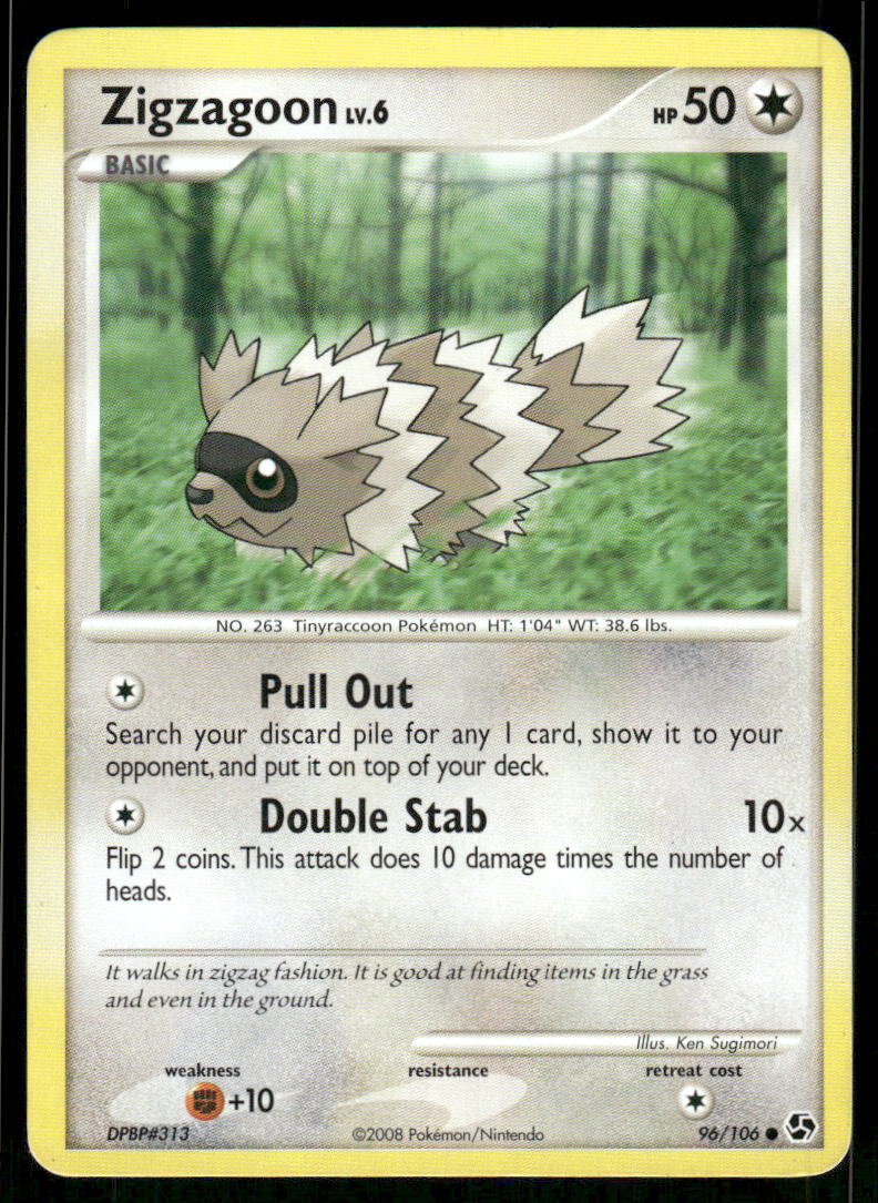 Pokemon Great Encounters #96/106 Zigzagoon