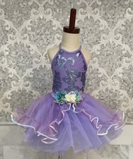 Weissman 4-5 XSC Dance Costume Lavender Wonder Of It All Girls 10792