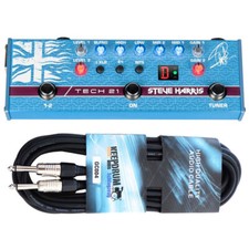 Tech21 SH-1 Steve Harris Bass Sansamp Flyrig + keepdrum Klinkenkabel