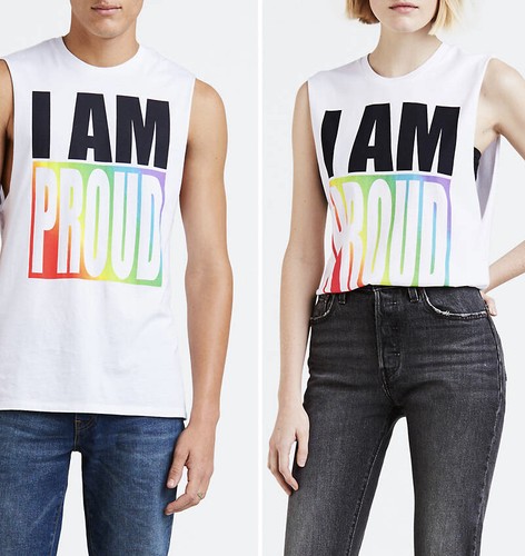 Brandneu mit Etikett Levi's I AM PROUD Pride Community Tank Top M L XL XXL garantiert Original - Bild 9 von 16