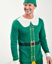 Hanna Andersson Adult Buddy The Elf Long John Pajama Top - Size S
