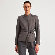 Devon Hall by Robert Paul Taboh Jacket. Sz. Large Brown