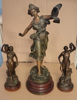 Lot of 3 Signed Regular Statuses
