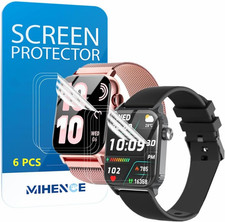Screen Protector Compatible for Trendia TG09 / TRAUSI TG08 Smartwatch, HD TPU Pr