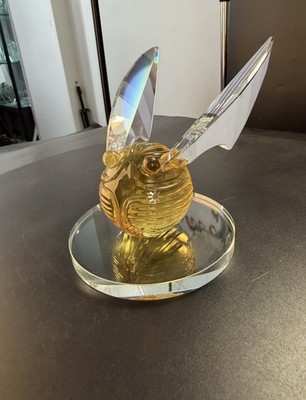 STUNNING Custom Harry Potter Crystal Golden Snitch Ultimate gift with Gift Box