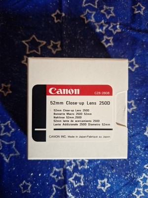 Canon Close-Up Lens 52mm 250D w/Case