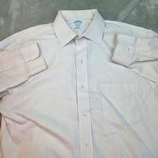 Brooks Brothers Dress Shirt Mens 16-33 Pink Regent Non-Iron Supima Cotton 0615