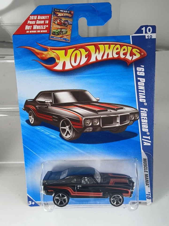 风火轮 '69 庞蒂亚克 Firebird T/A 肌肉躁狂症变体 4 件装全新 — 第 4/4 张图片