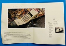 1990 Motorola The First Cell Phone  Brochure Digital Personal Communicator