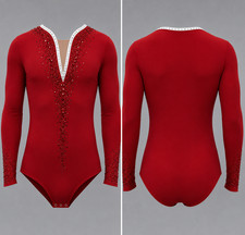 New Figure Skating Dress For Competition D1247--1 men's shirt